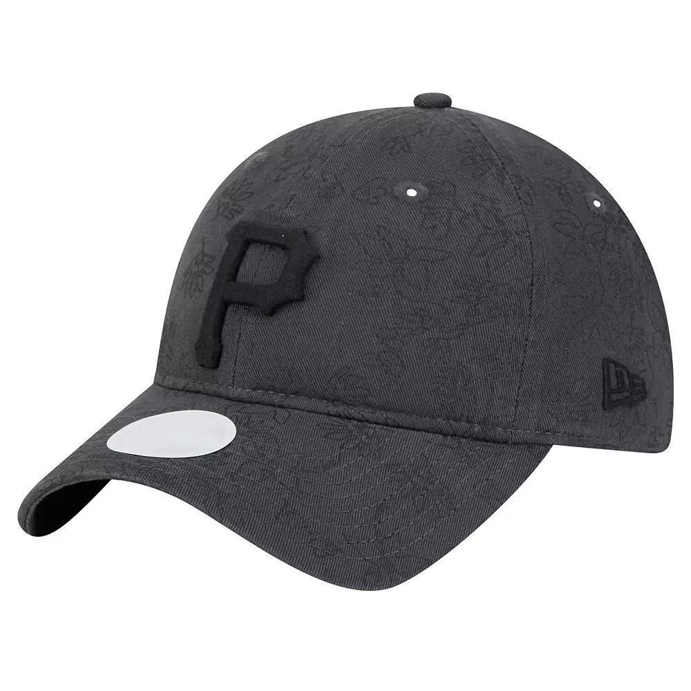 Women's New Era Black Pittsburgh Pirates Tonal Floral 9TWENTY Adjustable Hat Product Image