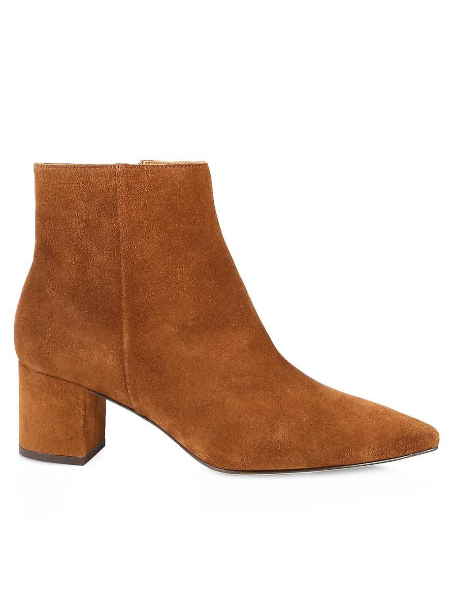 Womens Jeanne 85MM Suede Ankle Boots Product Image