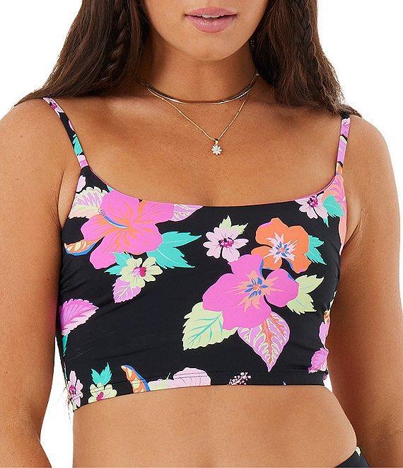 Roxy Wanderlust Floral Side Lace Hipster Swim Bottom Product Image