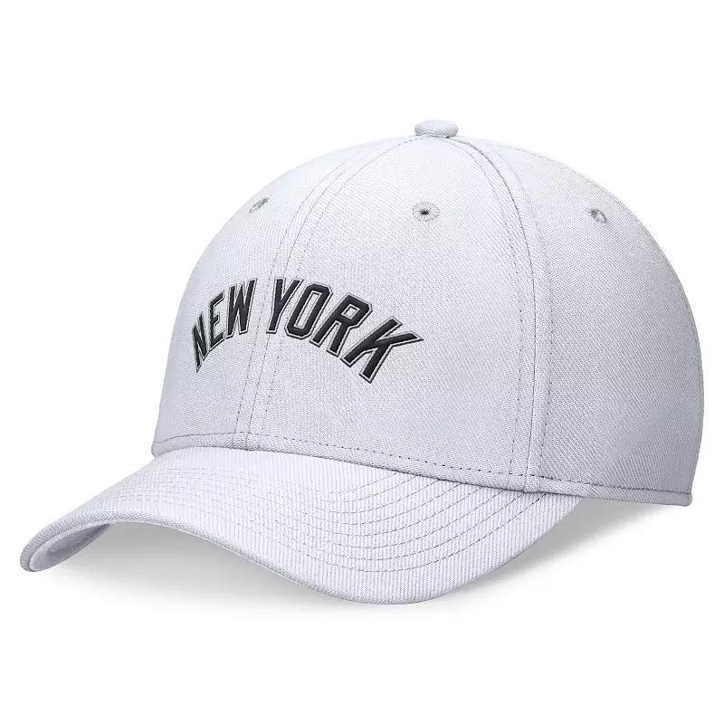 Men's Nike White New York Yankees Evergreen Performance Flex Hat, Size: Large/XL Product Image