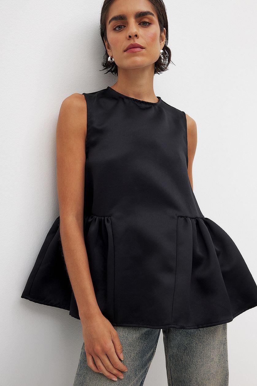 High Neck Volume Top Product Image