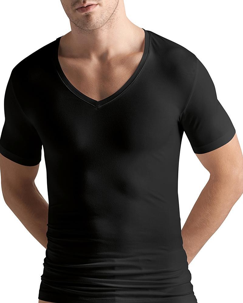 Mens Cotton Superior Short Sleeve V-Neck Tee - Product Image