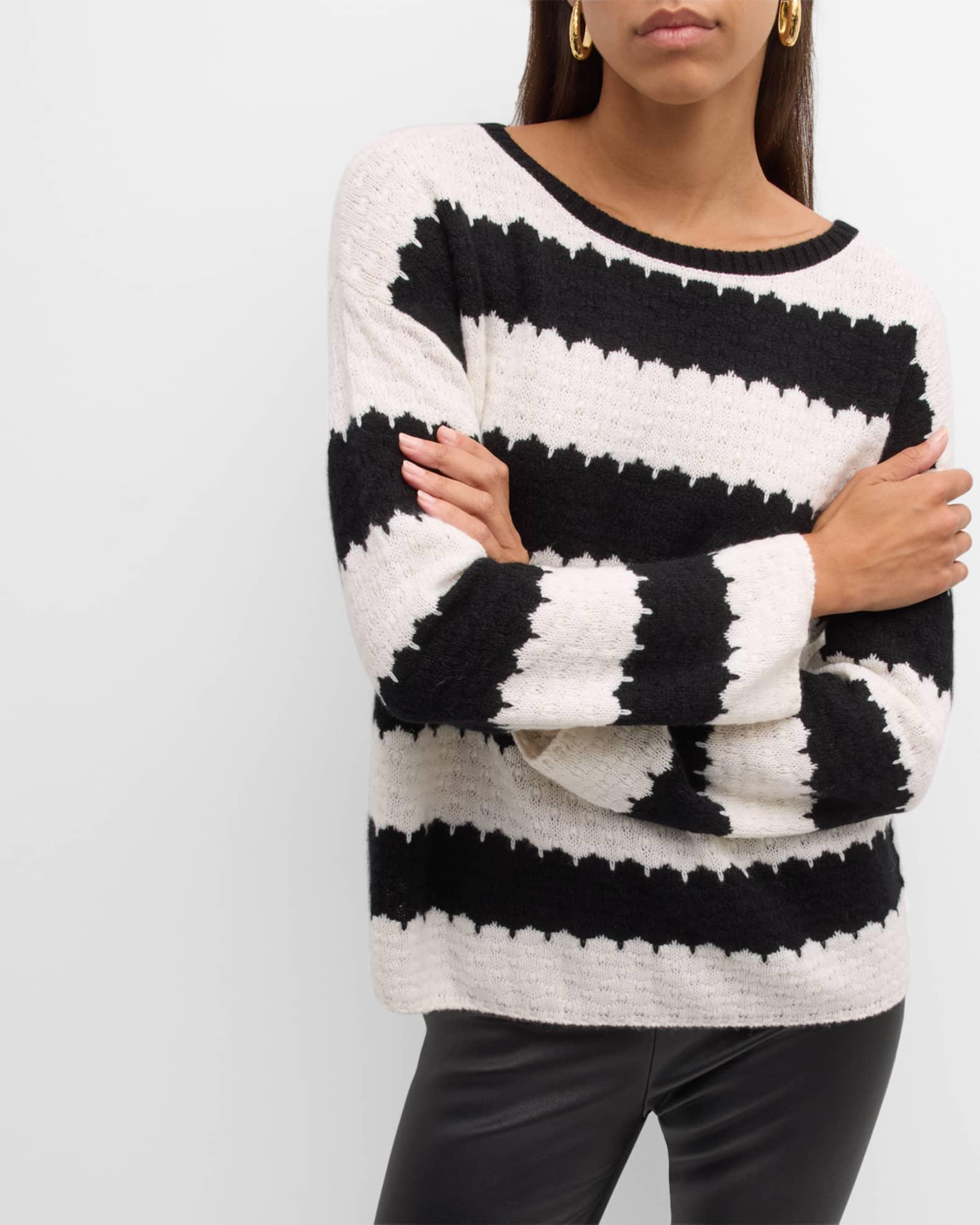 Cashmere Striped Tunic Product Image
