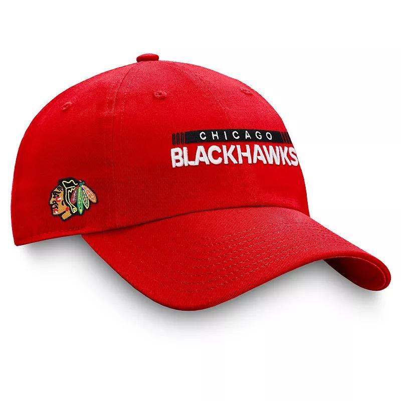 Mens Fanatics Branded Chicago Blackhawks Authentic Pro Rink Adjustable Hat Product Image