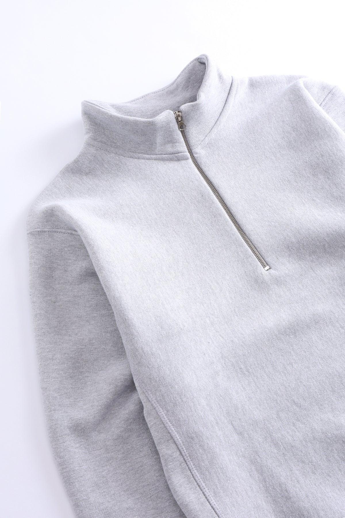 Power Goods - Super Weight Quarter Zip - Heather Grey Product Image