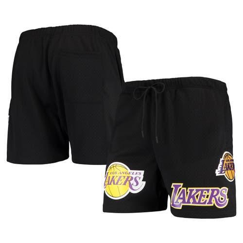 Mens Pro Standard Black Los Angeles Lakers Mesh Capsule Shorts Product Image