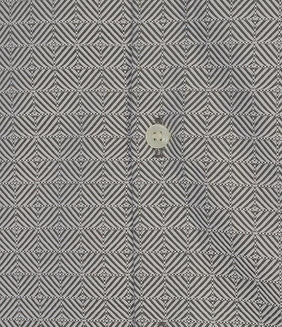 Murano Slim Diamond Pattern Long Sleeve Woven Shirt Product Image