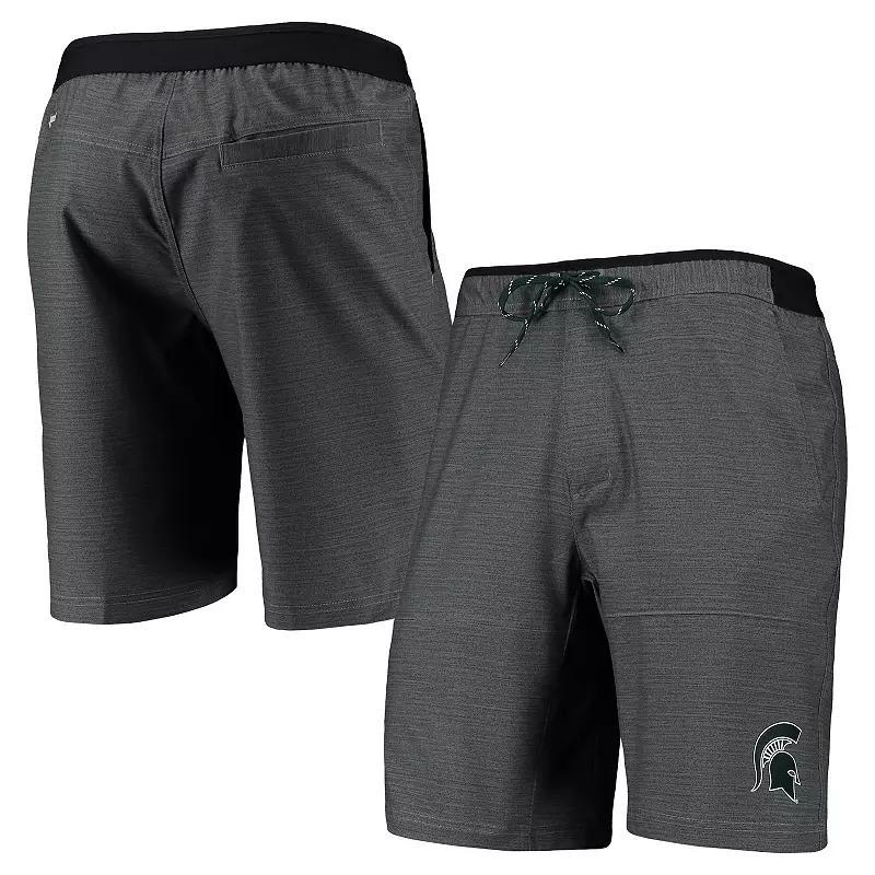 Mens Columbia Gray Michigan State Spartans Twisted Creek Omni-Shield Shorts Product Image