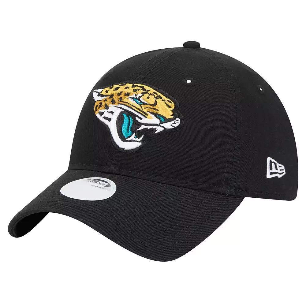 Women's New Era Black Jacksonville Jaguars Main Core Classic 2.0 9TWENTY Adjustable Hat Product Image