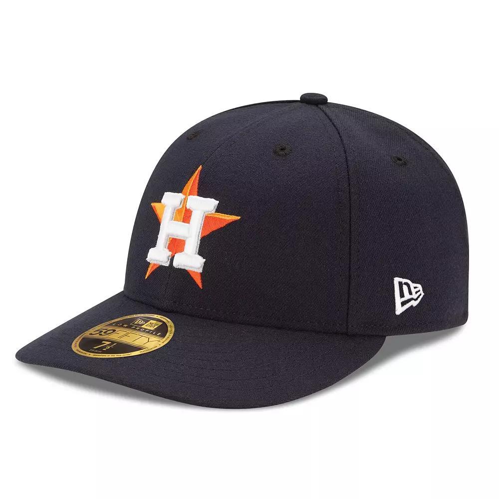 Men's New Era Navy Houston Astros Home Authentic Collection On-Field Low Profile 59FIFTY Fitted Hat, Size: 7, Blue Product Image