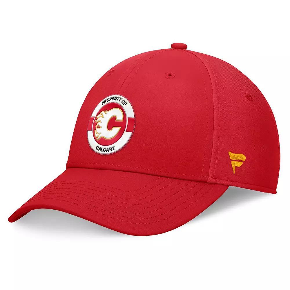 Men's Fanatics Red Calgary Flames Authentic Pro Training Camp Flex Hat,  Product Image