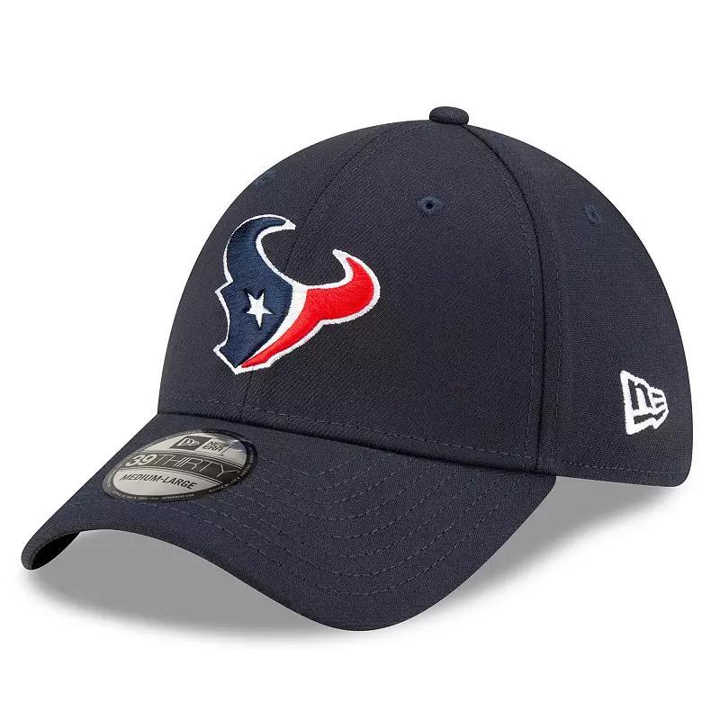 Mens New Era Houston Texans Team Classic 39THIRTY Flex Hat Blue Product Image