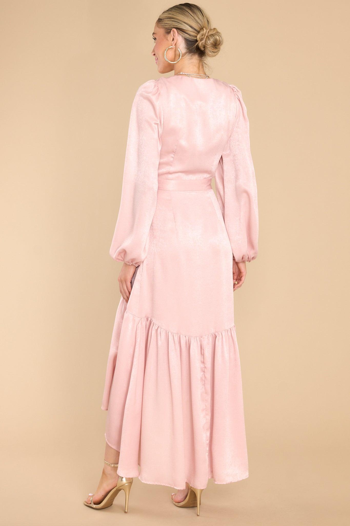 Aura You Enchant Me Dusty Pink Maxi Dress Product Image