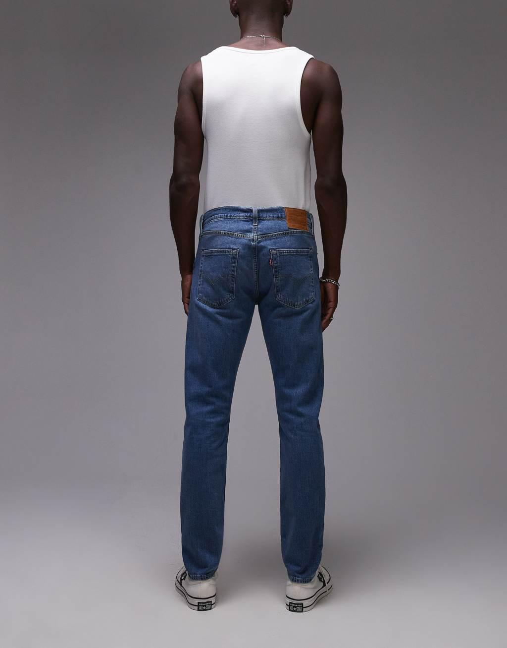 Levi's 512 slim taper jeans in mid blue Product Image