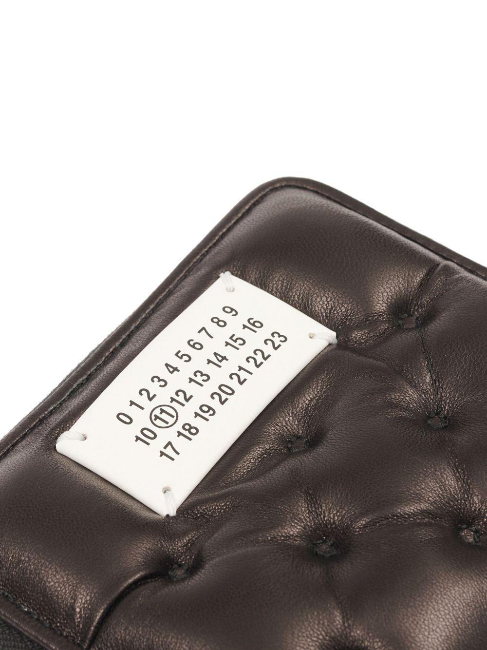 leather zip around wallet Product Image