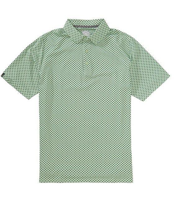 Callaway Trademark Chevron Print Short Sleeve Polo Shirt Product Image