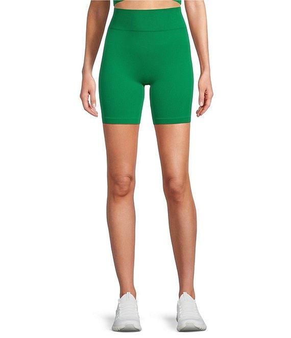 Antonio Melani Active Seamless Ribbed Biker Shorts Product Image