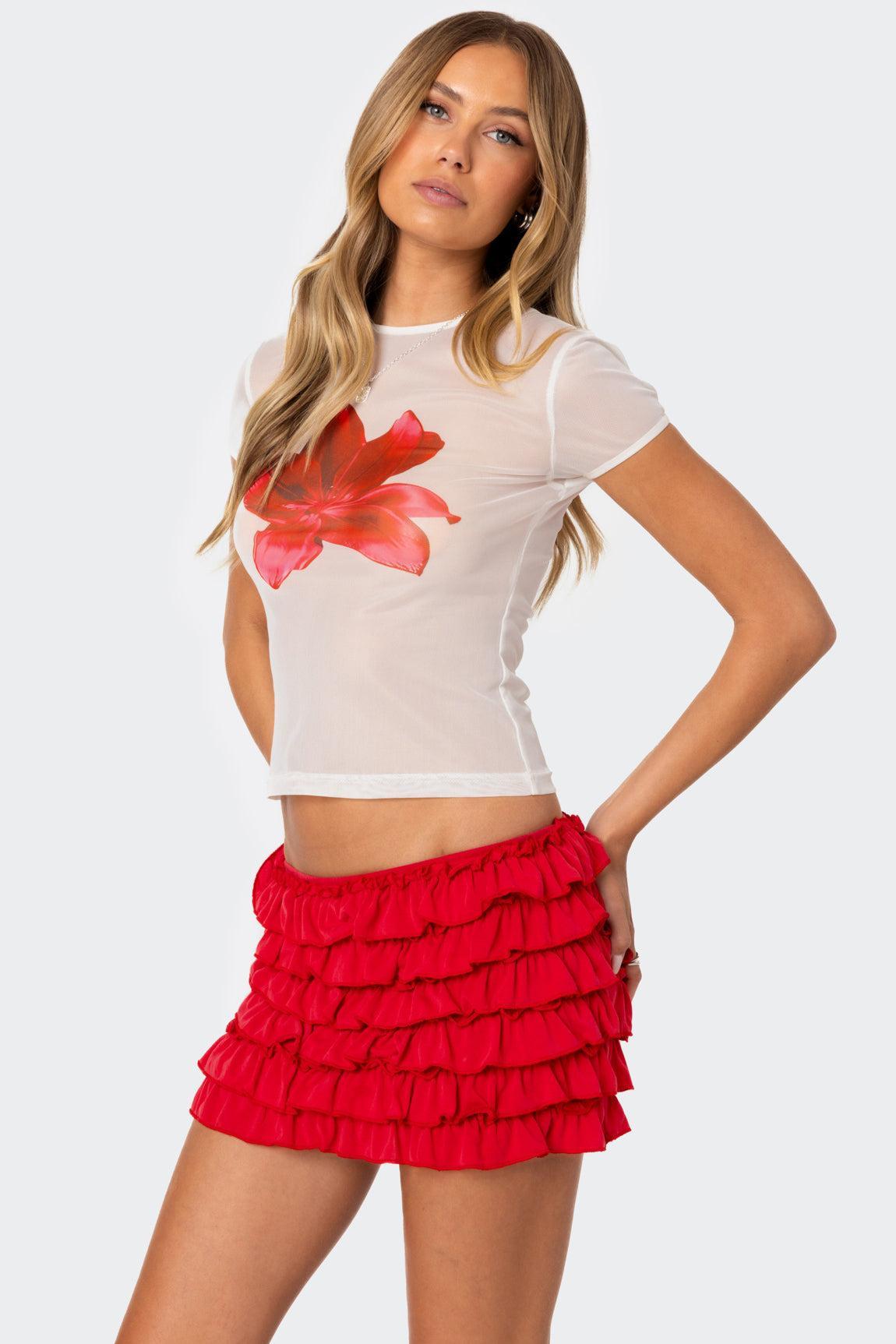 Aloha Sheer Mesh T Shirt Product Image