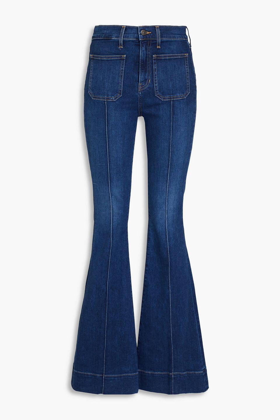 VERONICA BEARD Beverly High-rise Flared Jeans In Denim Product Image