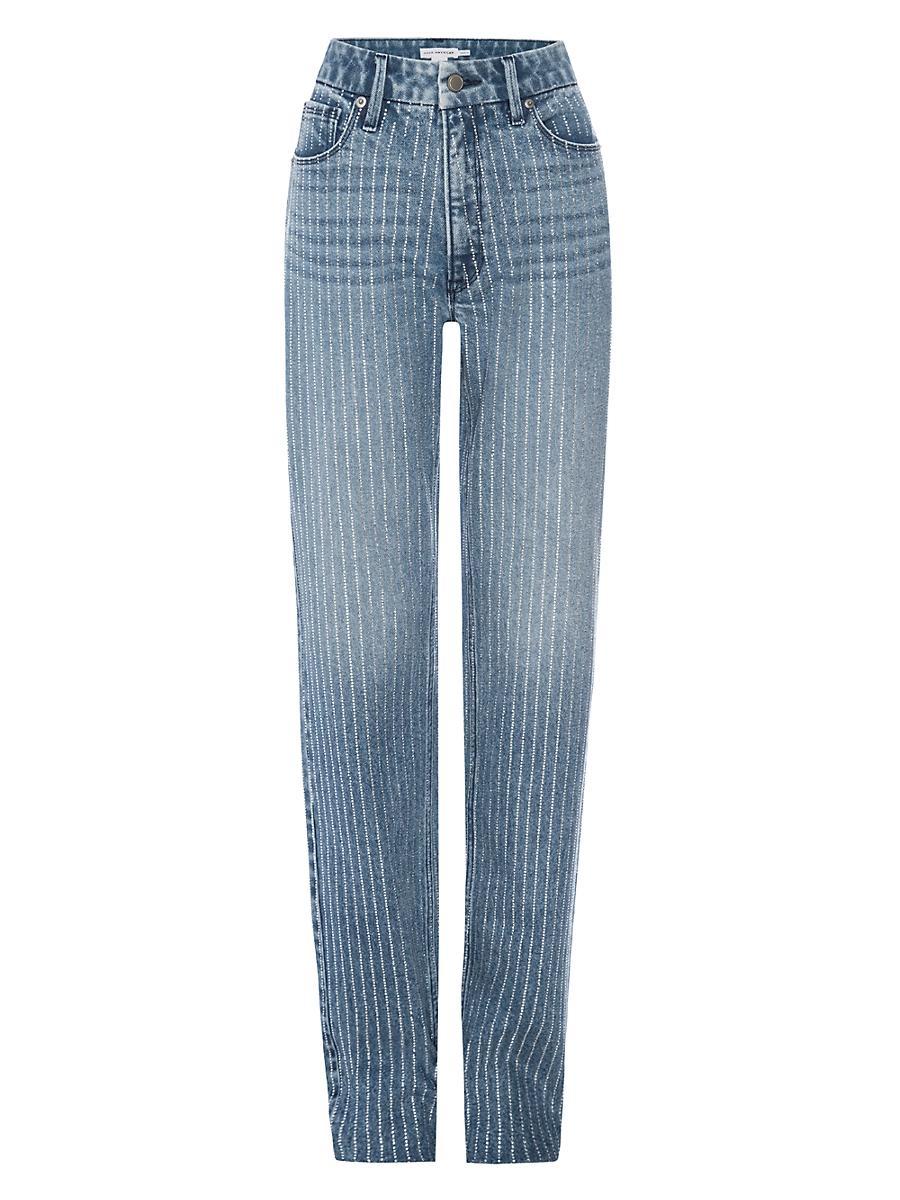 Womens Good Icon Diamond Jeans | Indigo, Size 0 | Good American by Khlo Kardashian Product Image