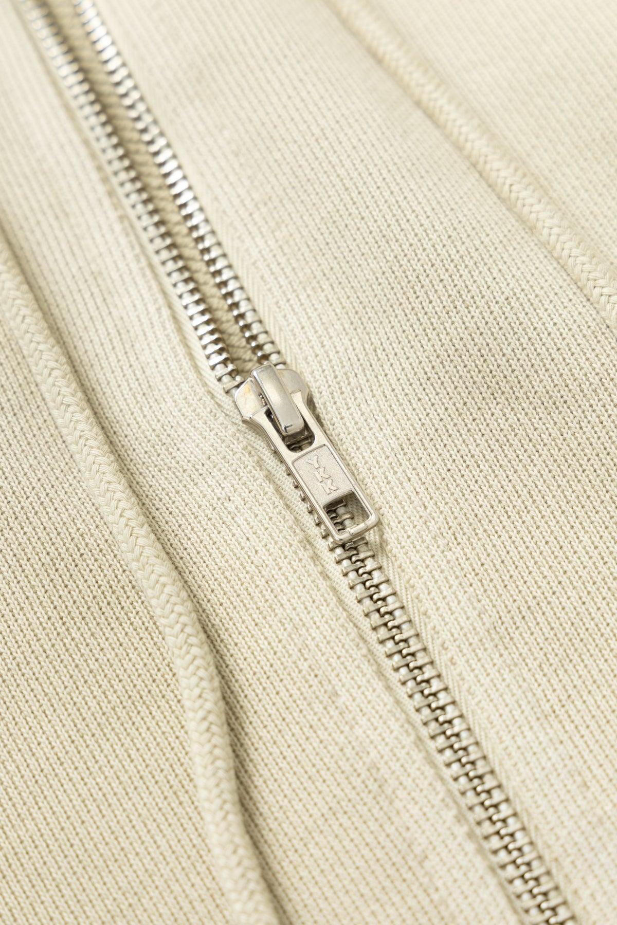 Power Goods - Loopback Zip Hoodie - Bone Product Image