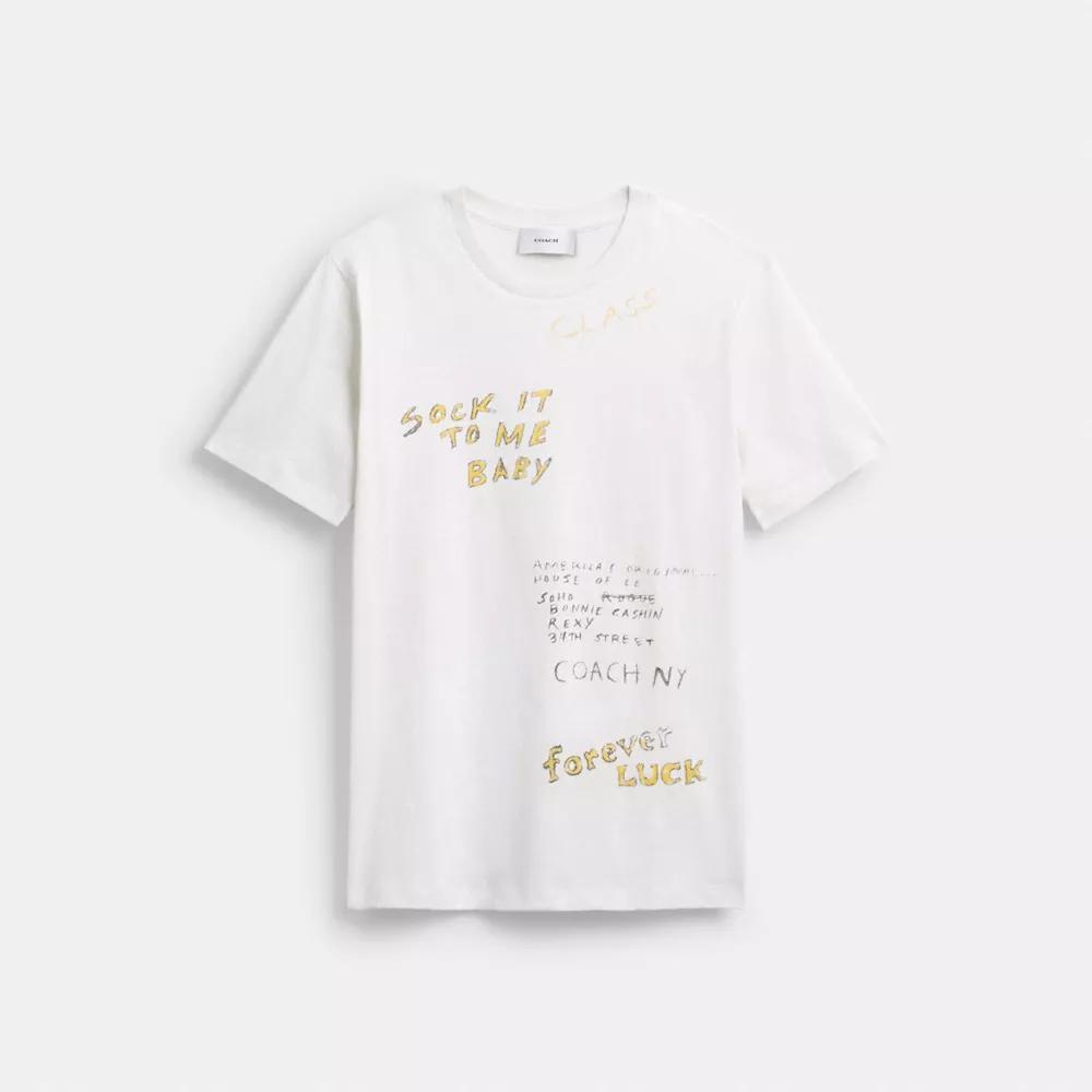 Sketch Print T Shirt Product Image