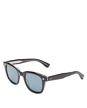 Mens Broadway Sun Clear Acetate Rectangle Sunglasses Product Image