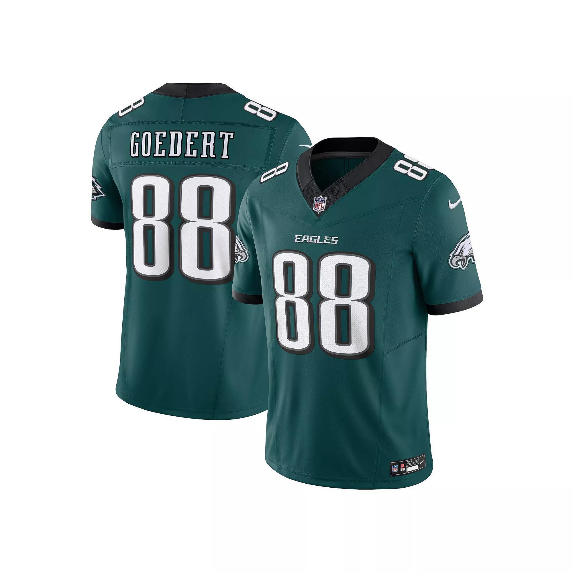 Men's Nike Dallas Goedert Midnight Green Philadelphia Eagles Vapor F.U.S.E. Limited Jersey,  Product Image