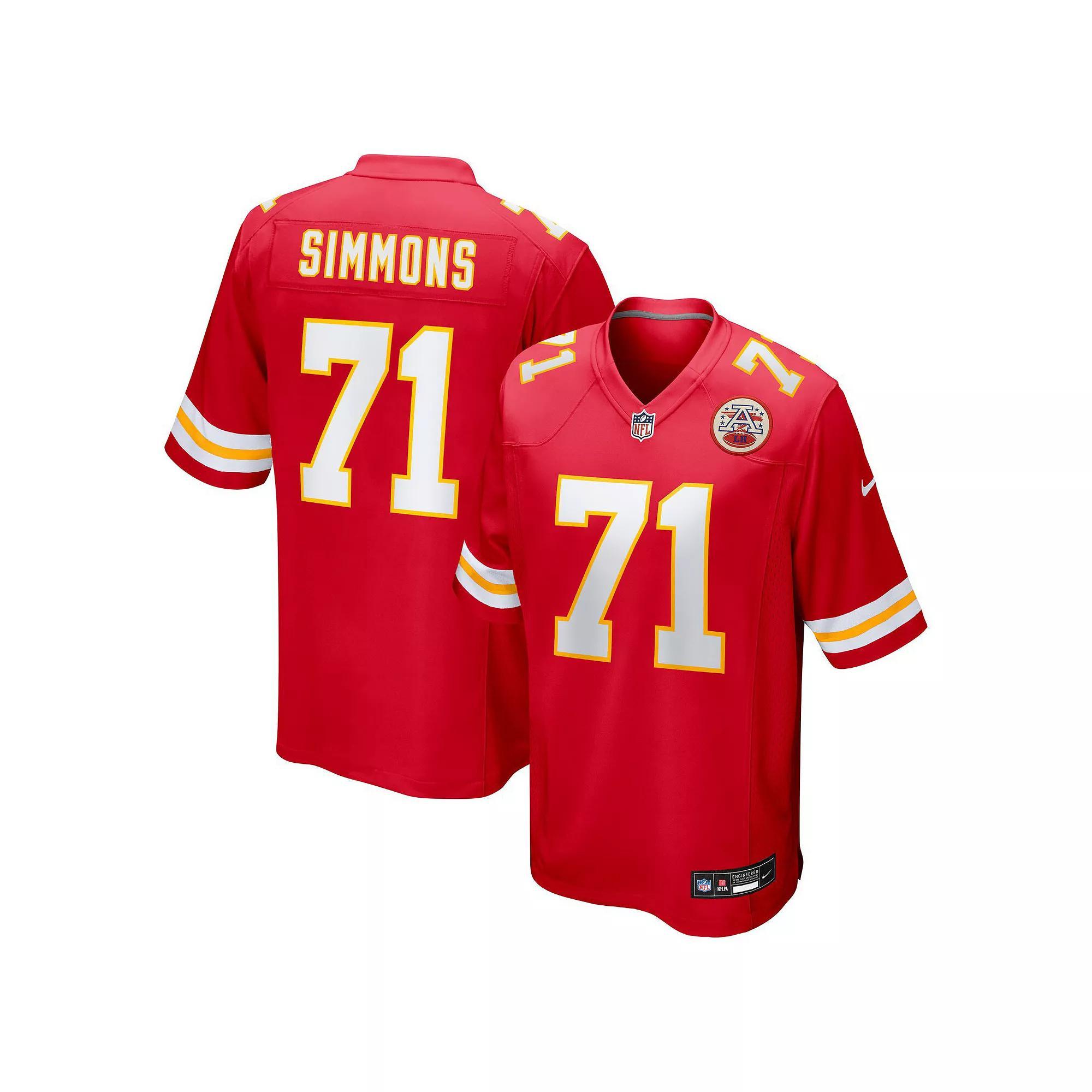 Men's Nike Patrick Mahomes Red Kansas City Chiefs Super Bowl LIX Game Jersey, Size: XL Product Image