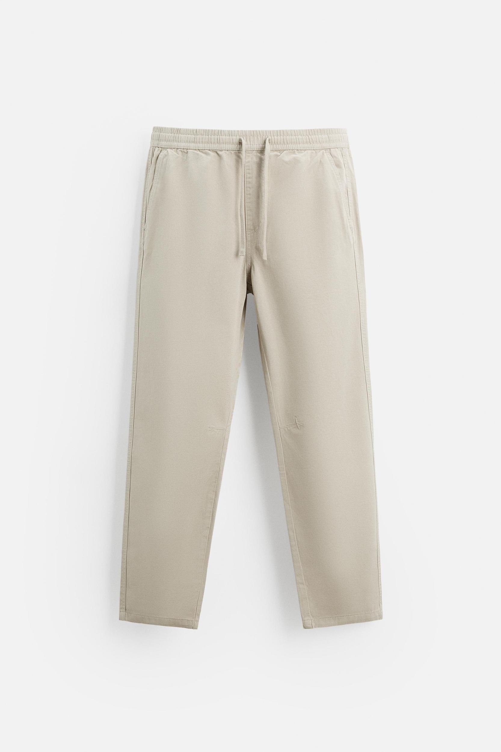 WASHED JOGGER WAIST PANTS Product Image