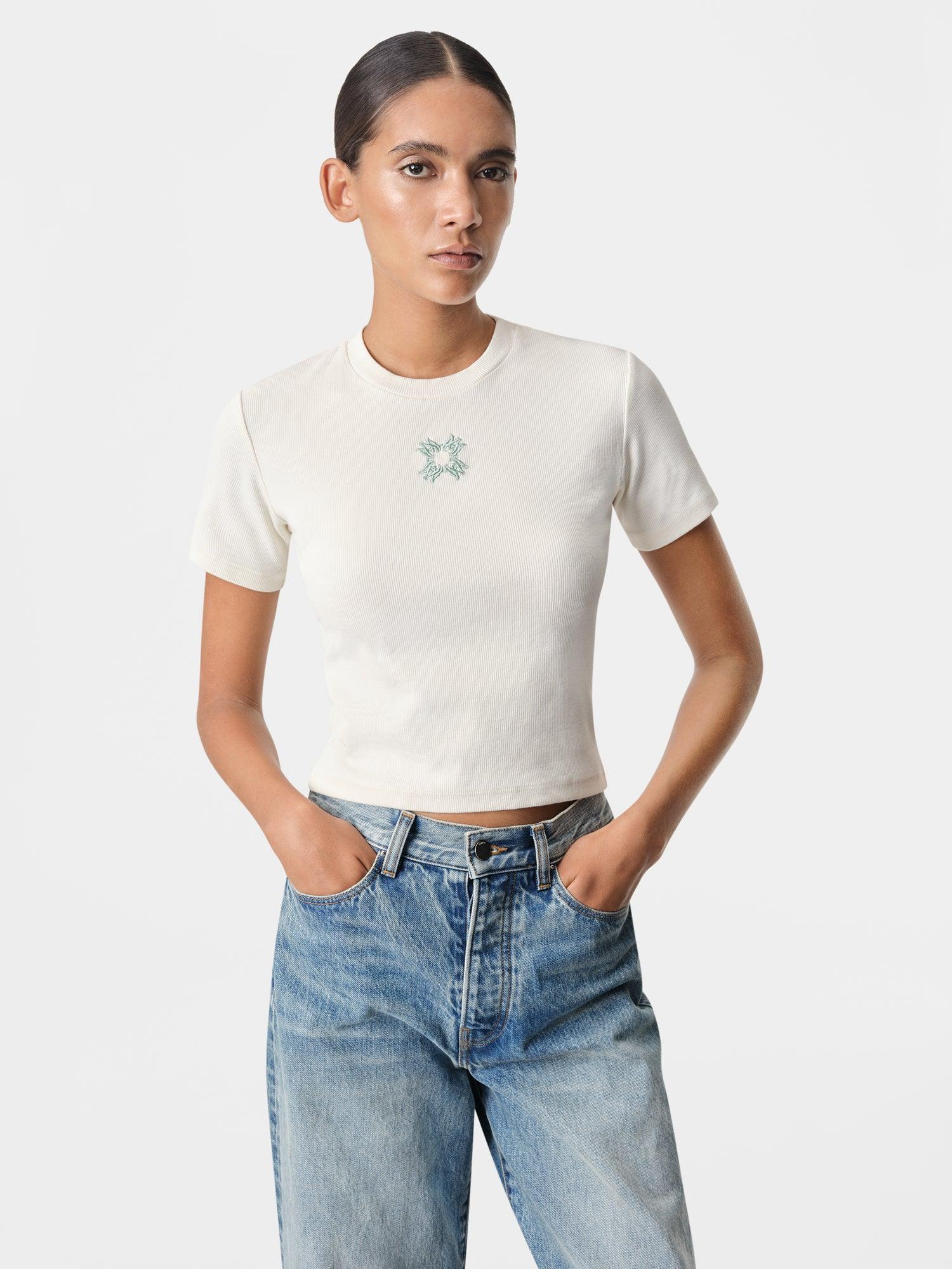 WOMEN - WOMEN'S MA QUAD BABY TEE - Alabaster Female Product Image