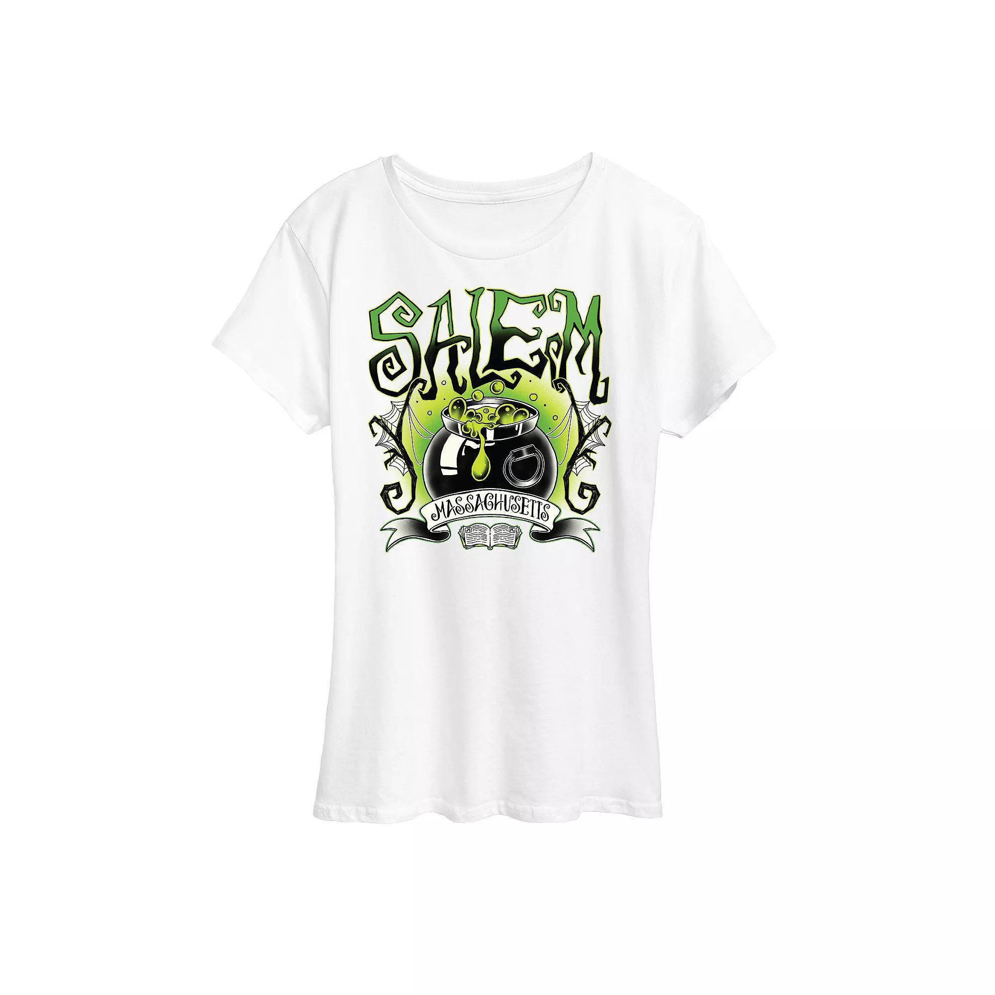 Women's Salem Witchy Collegiate Graphic Tee,  Product Image