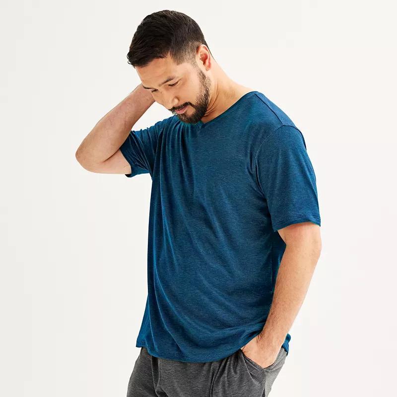Big & Tall Sonoma Goods For Life® Supersoft V-Neck Pajama Shirt, Men's,  Product Image