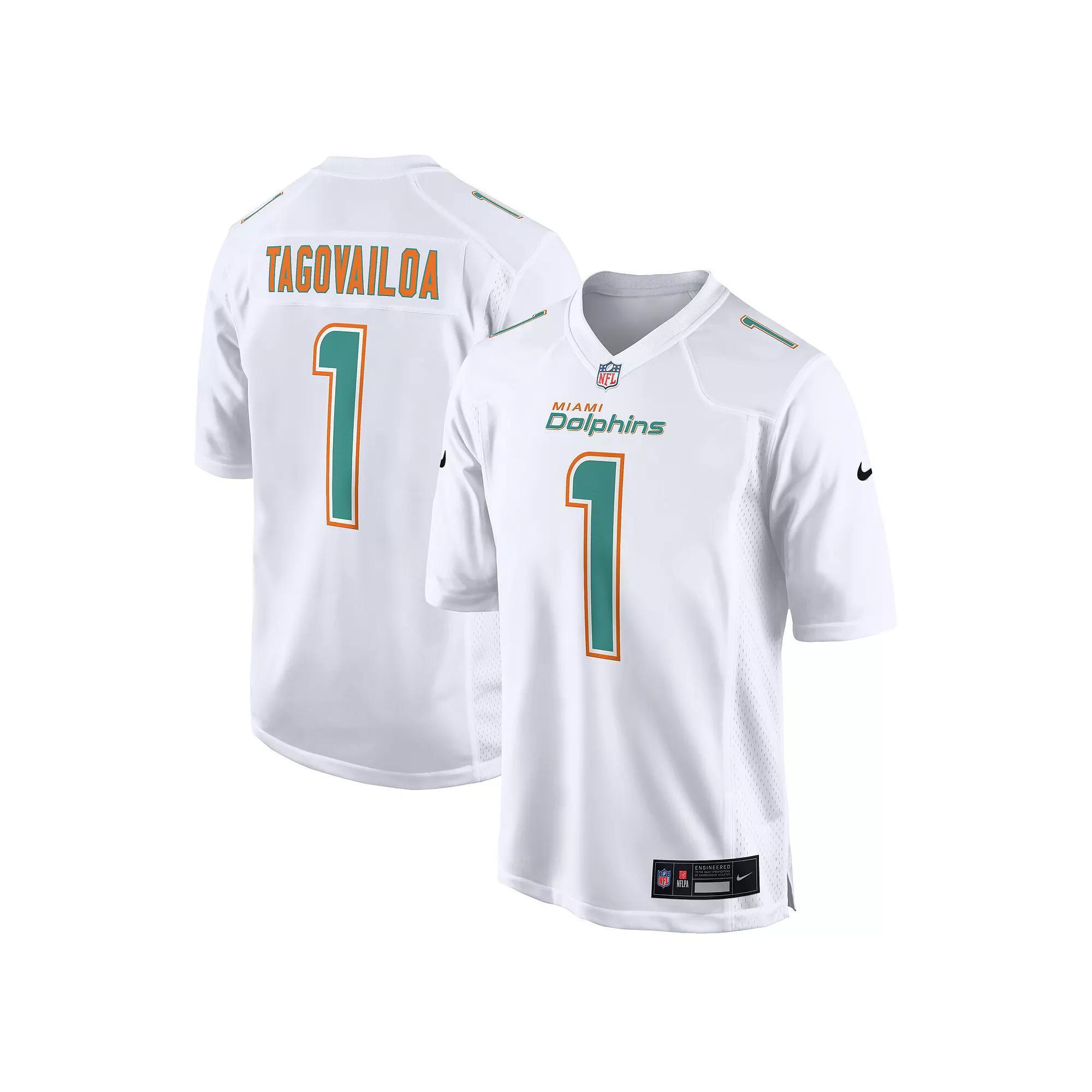 Men's Nike Tua Tagovailoa White Miami Dolphins Fashion Game Jersey, Size: Medium Product Image