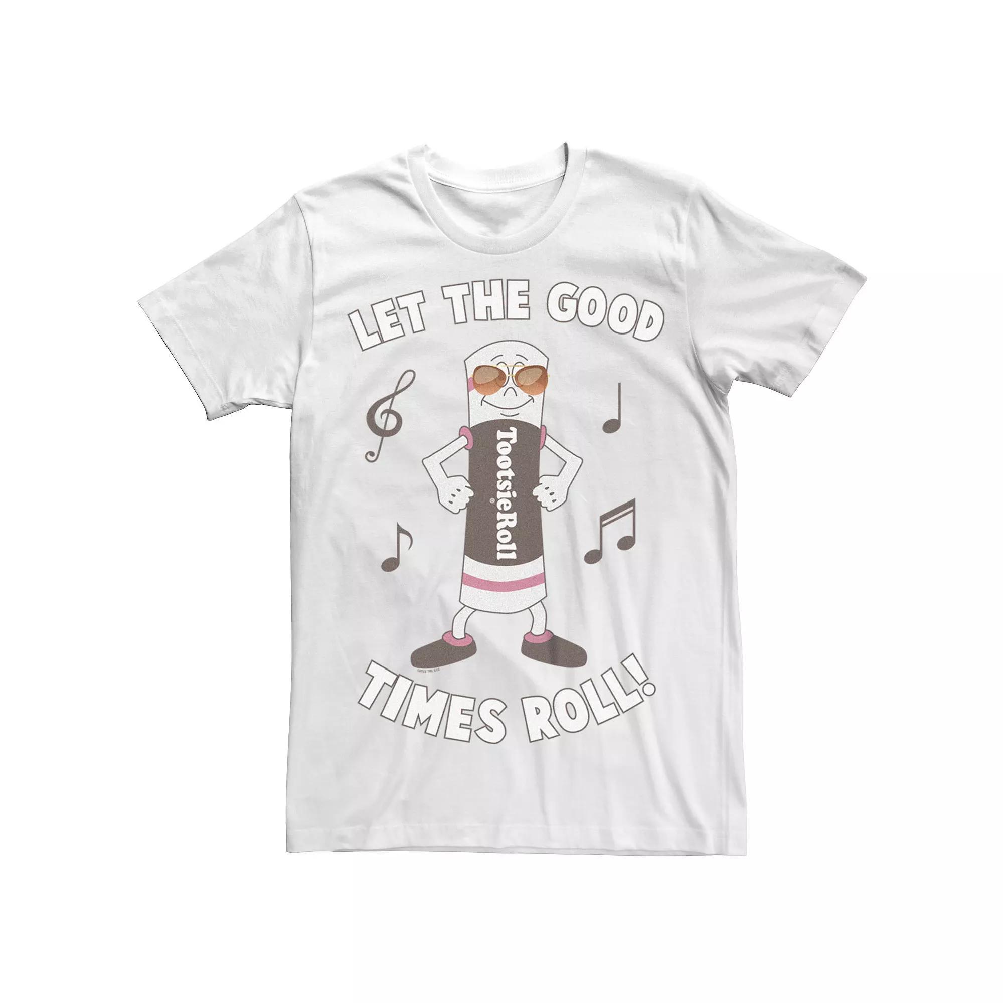 Men's Tootsie Roll Let Good Times Roll Tee, Size: Small, White Product Image