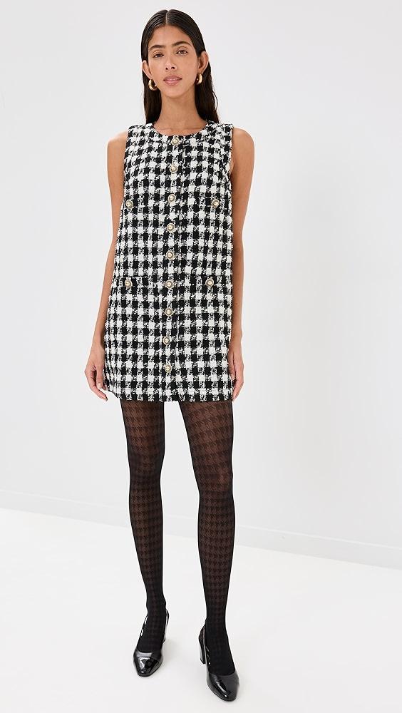 Commando Houndstooth Sheer Tights | Shopbop Product Image