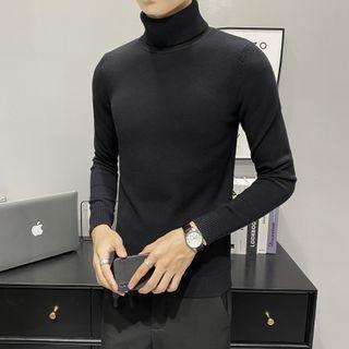 Turtleneck Knit Top Product Image