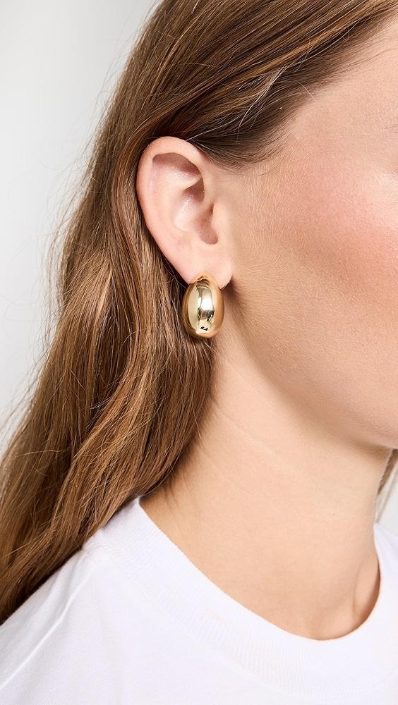 Kenneth Jay Lane Polished Dome Earrings | Shopbop Product Image