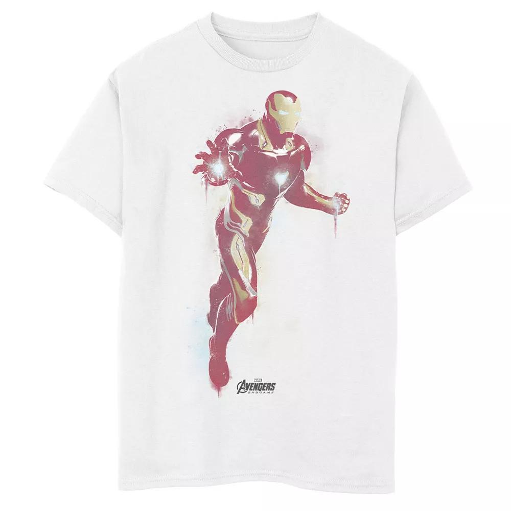 Boys 8-20 Marvel Avengers Endgame Iron Man Spray Paint Tee, Boy's,  Product Image