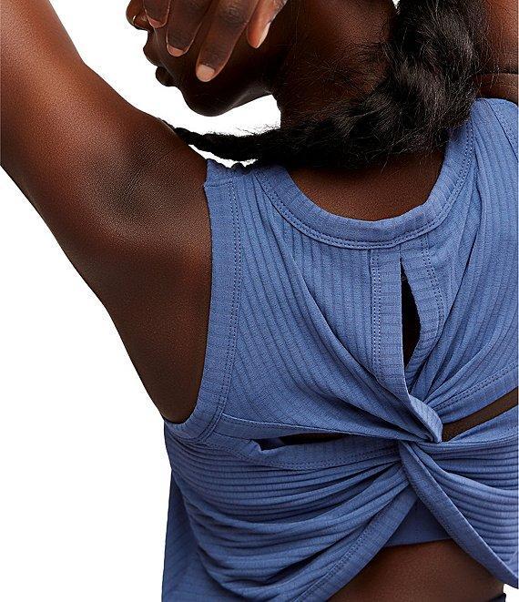 FP Movement Comeback Scoop Neck Sleeveless Twist Back Ribbed Tank Product Image