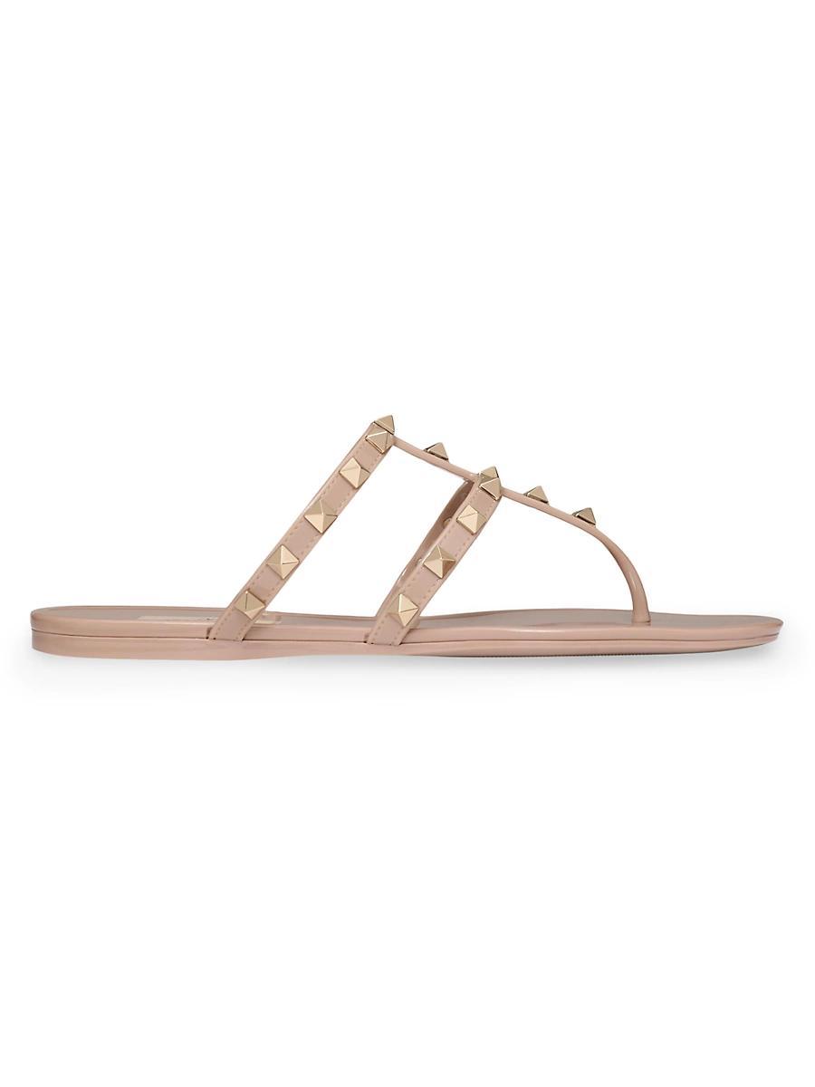 Womens Rockstud Flat Rubber Sandal Product Image