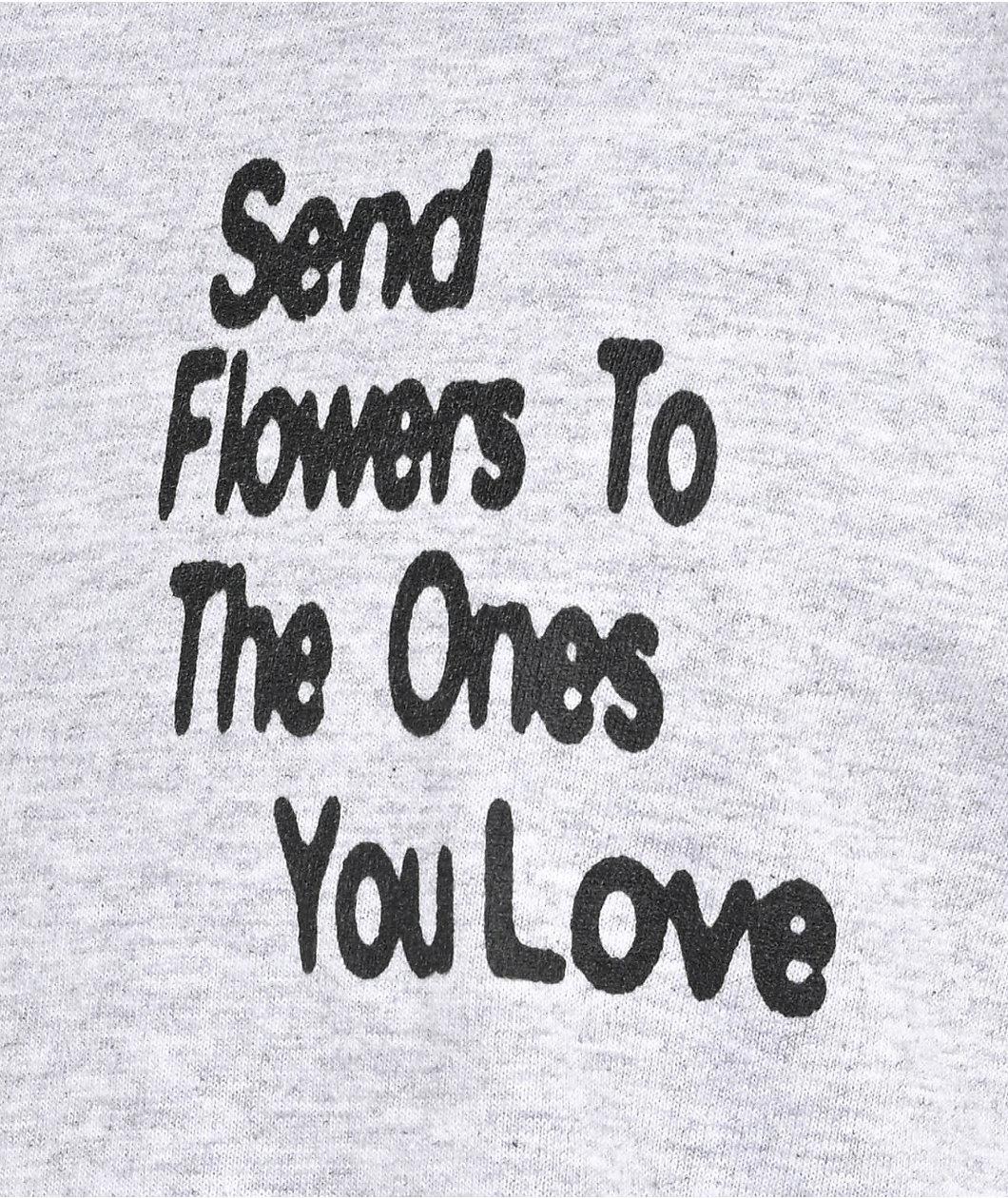 Empyre Send Flowers Grey T-Shirt Product Image