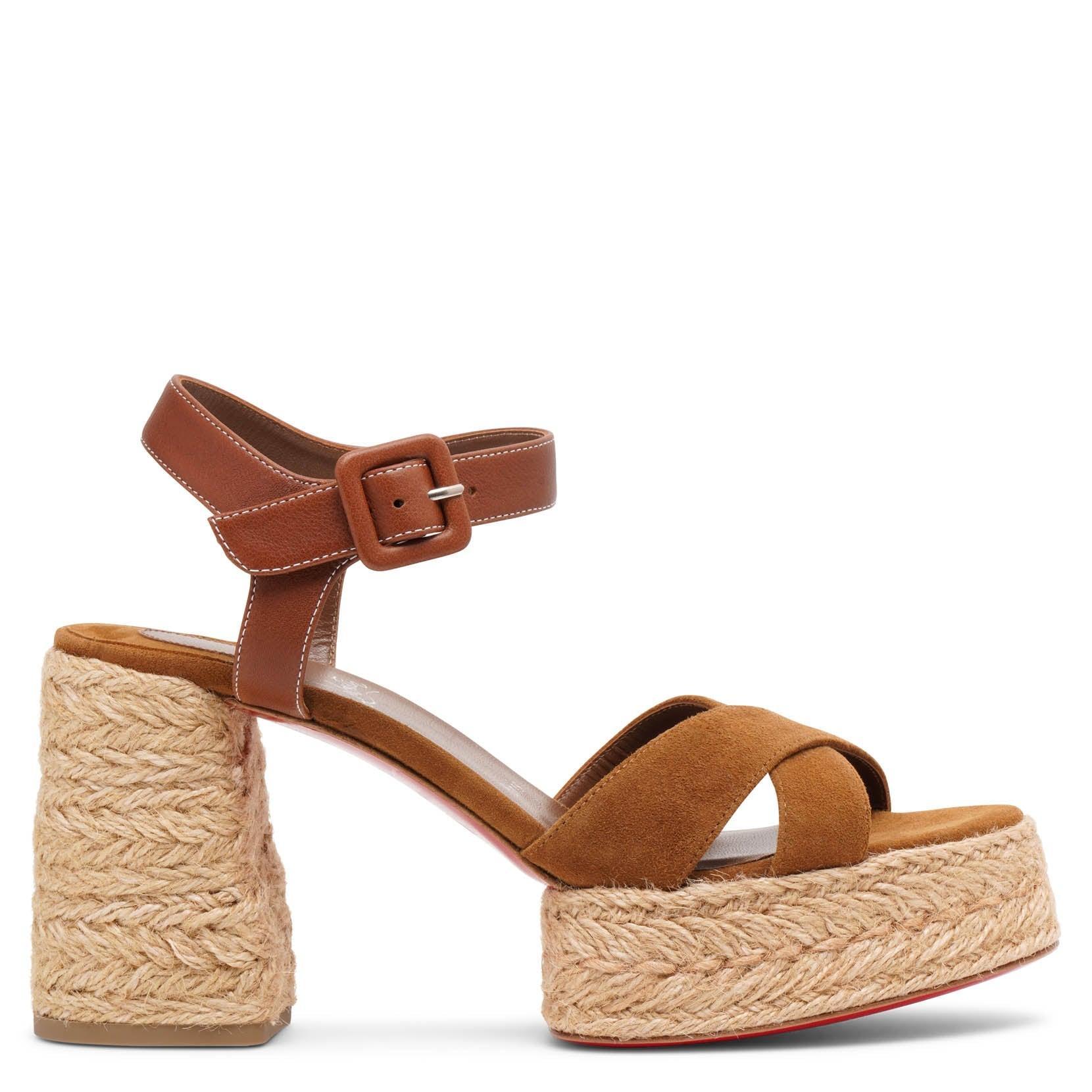 CHRISTIAN LOUBOUTIN Calakala Suede Espadrille Sandals 70 In Rhea Product Image