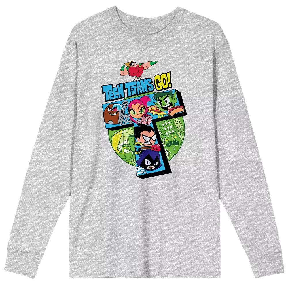 Men's Teen Titans Go to the Movies Long Sleeve Tee,  Product Image