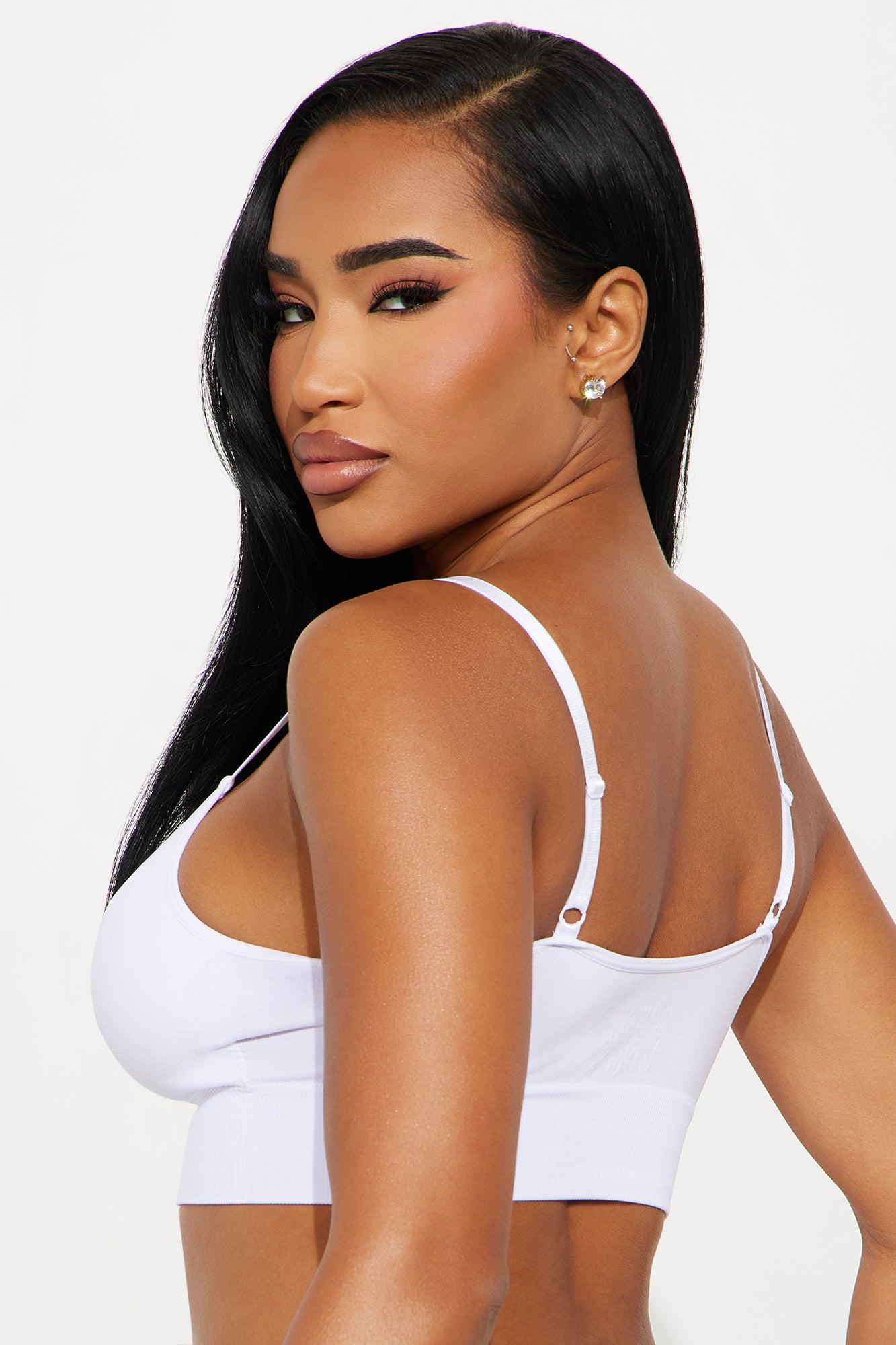 Smooth And Ready Seamless Cami Bralette - White Female Product Image