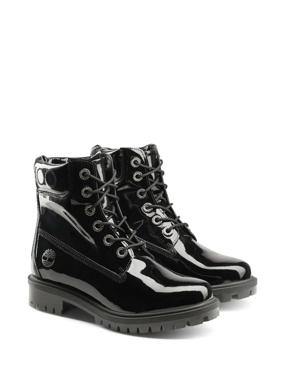 x Timberland patent leather harness boots Product Image