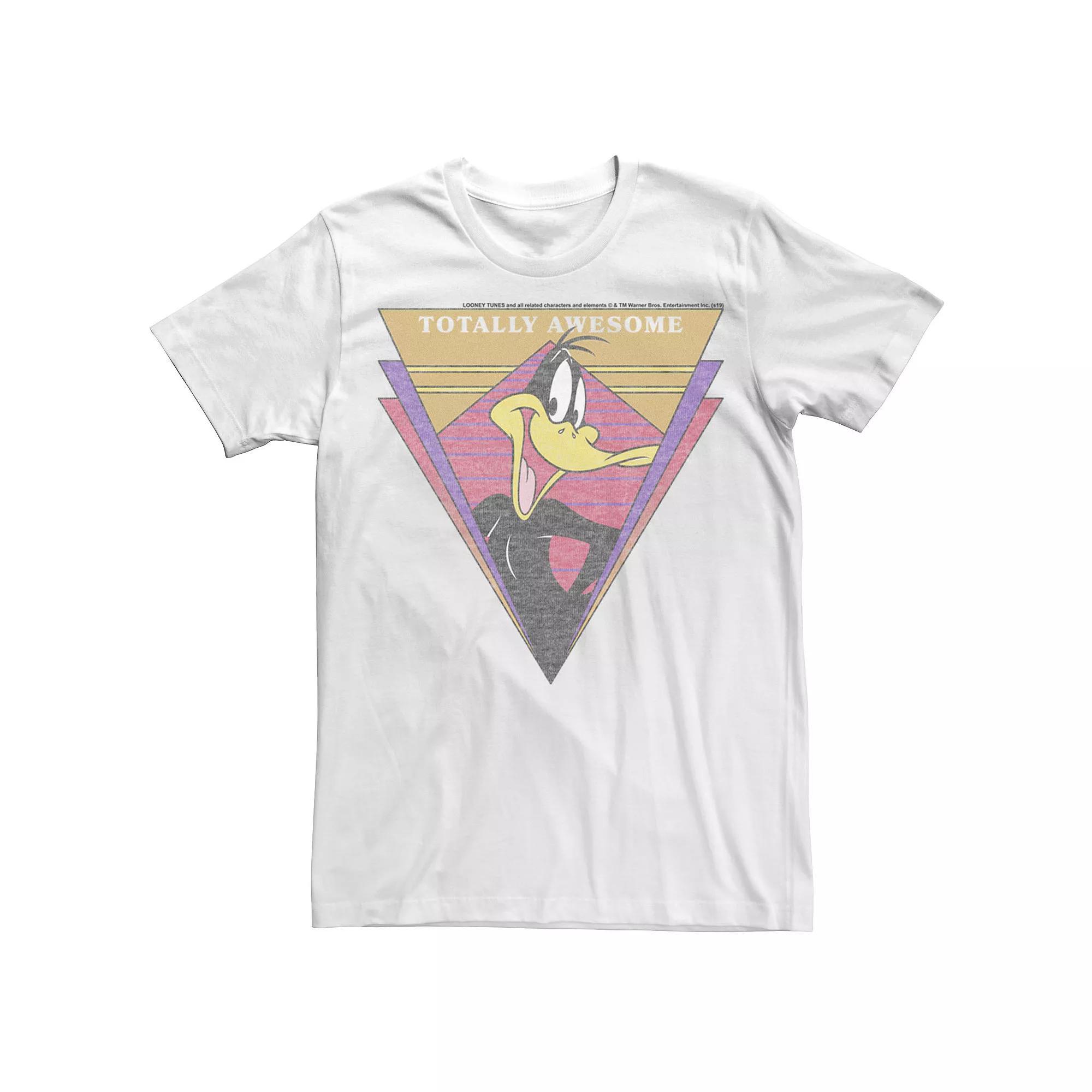 Men's Looney Tunes Daffy Duck Totally Awesome Portrait Tee,  Product Image