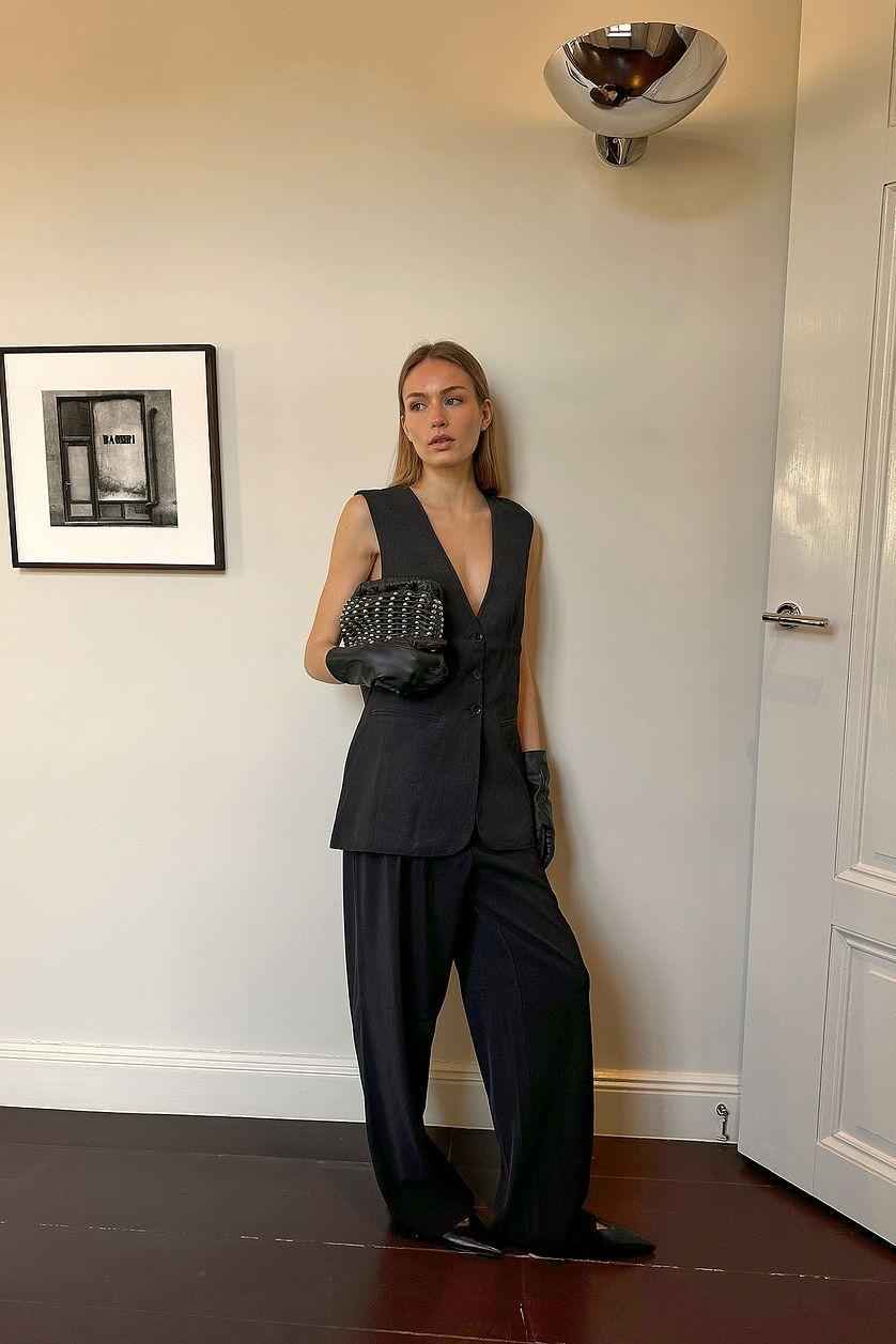 Tailored Oversized Vest Product Image