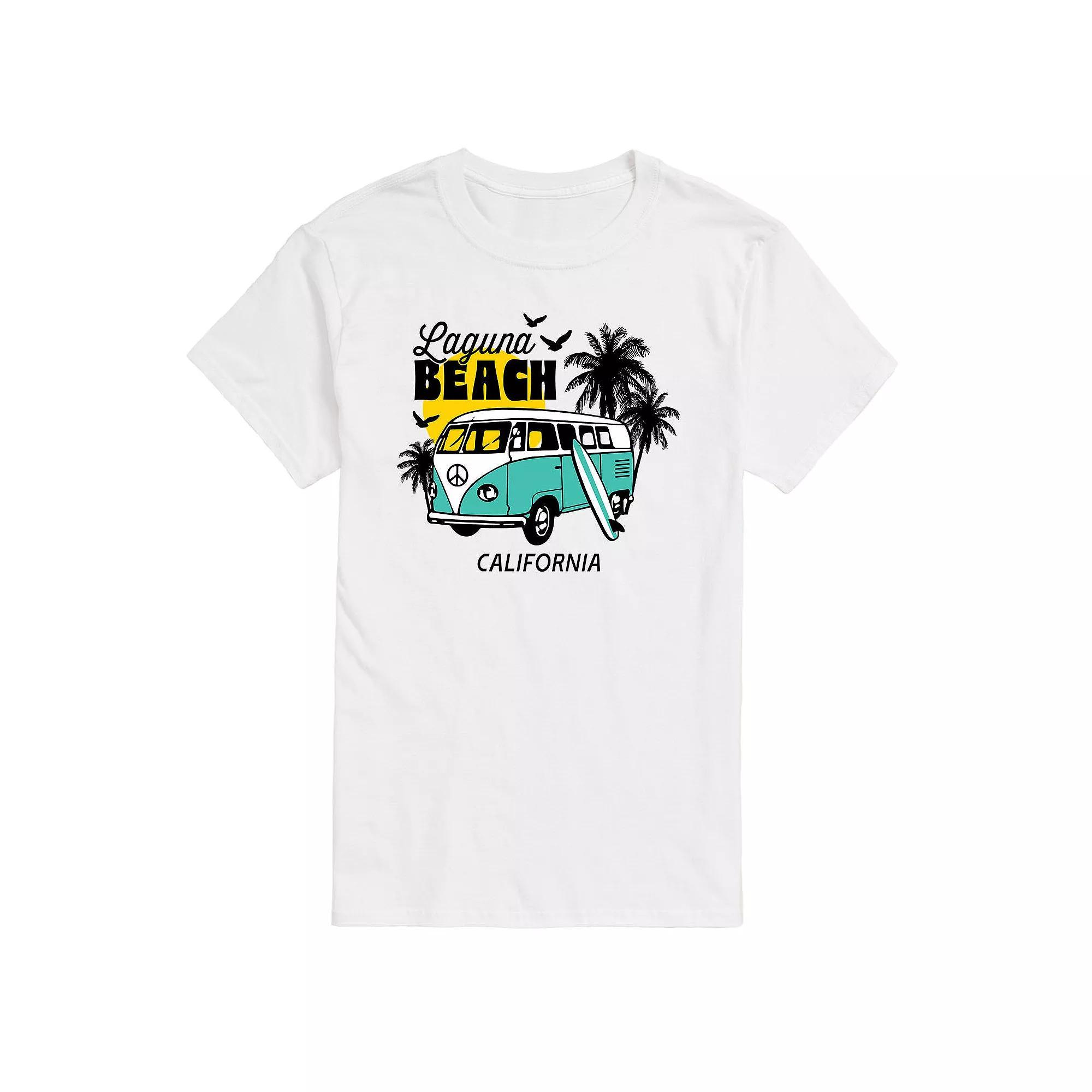 Big & Tall Laguna Beach California Graphic Tee., Men's,  Product Image