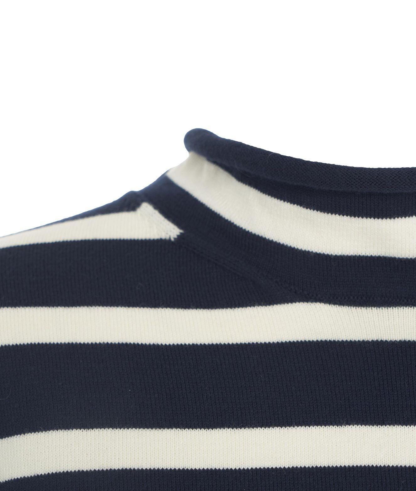 Striped knit pullover Product Image